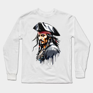 Pirates of the Caribbean, Jack Sparrow Long Sleeve T-Shirt